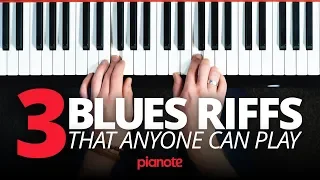 3 Blues Piano Riffs That Anyone Can Play