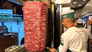 Massive Meat Doner made twice a day! | This video will make you extremely HUNGRY!