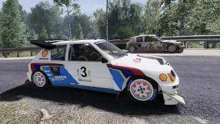 WRC 10 | Croatia Rally | Grdanjci reverse | Peugeot 205 T16 Evo 2