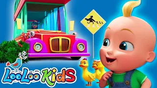 🚗 Are We There Yet? 🌟 60 Min of Road Trip Songs for Kids | LooLoo Kids + More Hits