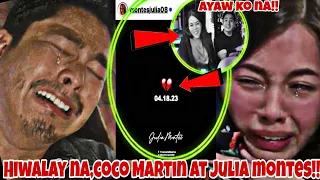 TULUYAN ng NAGHIWALAY ‼️Julia Montes at Coco Martin ‼️LAHAT NAGULAT ‼️OMG‼️