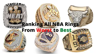 Ranking the NBA Rings From Worst to Best