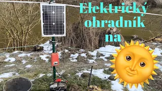 Elektrický ohradník pohání slunce