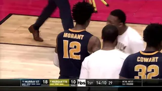 2019 Murray St vs Marquette Ja Morant triple double