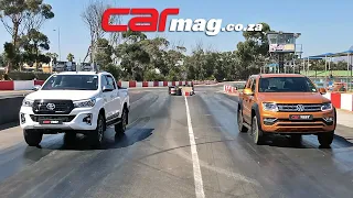 DRAG RACE: Volkswagen Amarok 3,0 V6 TDI vs DTE-Tuned Toyota Hilux 2,8 GD-6