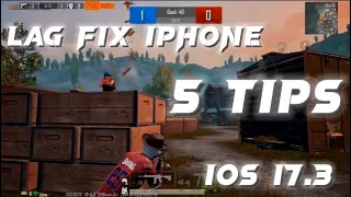 5 Tips to Fix iOS 17.3 BGMI Lag on iPhone XR,🔥iPhone SE 2020,XR,11,12, 13,14,15 IOS BGMI LAG FIX