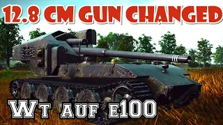 12.8 CM Gun Change WT AUF E 100  || World of Tanks Valor Console PS4 XBOX