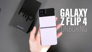 GALAXY Z FLIP 4 Unboxing and Tour!
