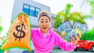 I HID $10,000 IN HUGE MANSION!!