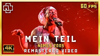 Rammstein Mein Teil 4K with subtitles (Live at Nimes 2005) Völkerball Remastered video 60fps
