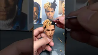 Polymer Clay Sculpture of XXXTentacion【Clay Artisan JAY】#Shorts