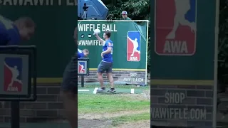 Wait For the Pitcher’s Face😱#dingersornothing #wiffleball #baseball #shorts