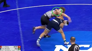 Underhook Throw By's @ NCAA's (Raw Footage)