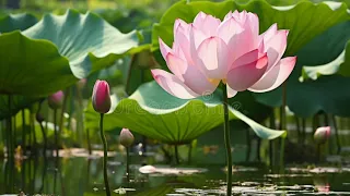 [4k status] ai images || amazing pictures of lotus flower  ||beautiful flowers video ||