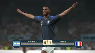 PES 2019 DEMO Argentina vs France 0-1 Gameplay PS4