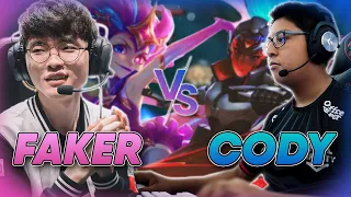 😱 ¡FAKER MODO DIOS VS CODY!.. LA PARTIDA MÁS ESPERADA (COREA VS LATAM)