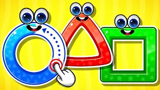 Learn Shapes for Kids | Squares, Circles, Triangle, Rectangle For Toddlers | RV AppStudios