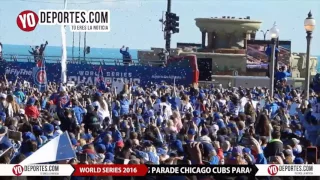 Chicago Cubs World series Parade Rally