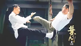 Ip Man engages in Hand To Hand Combat with U.S Marine Karate Corps & Chinese Martial Arts Community