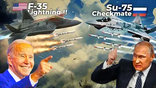 Can Russia's Sukhoi Su-75 Checkmate Defeat US F-35 Lightning II Fighter Jets