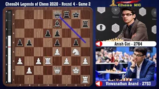 Viswanathan Anand vs Anish Giri, Chess24 Legends of Chess 2020 - Round 4