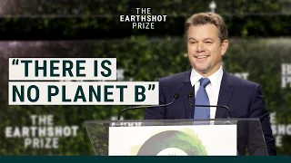 Matt Damon addresses The Earthshot Prize Innovation Summit as this year's Awards head to Boston