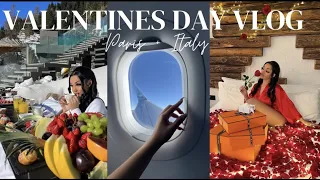 VALENTINES DAY VLOG: 48 HOURS IN PARIS💌 | LUXURY SHOPPING  | HOTEL CHALET AL FOSS  ITALY REVIEW 🇮🇹⛰