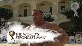 2009 Giant Farmers Walk Heat 1: Mariusz Pudzianowski wins | World's Strongest Man