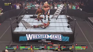Jeff Hardy vs. Ric Flair vs. Kane vs. John 'Bradshaw' Layfield vs. Edge vs. Shelton Benjamin