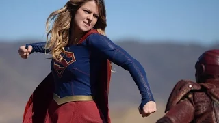 Supergirl 1x06 supergirl vs red tornado fight scene