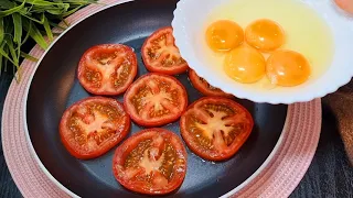 I have never eaten such Delicious Tomatoes! Simple and Easy Breakfast 😋 Delicious Tomato recipe