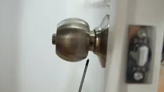 How to install Cylindrical Locksets ( remove Door knobs )