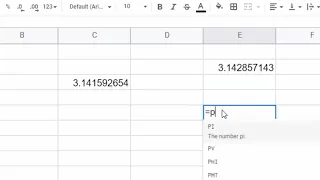 How to calculate with pi formula in Google sheet @COMPUTEREXCELSOLUTION