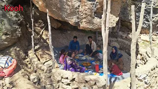 Preparation of fodder for sheep #nomadlife #nomadic