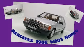 Новинка сентября 2021 1/18 Mercedes 190E W201 Norev