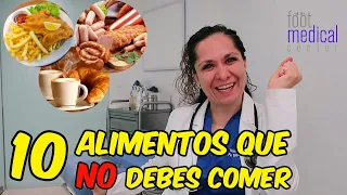10 ALIMENTOS QUE NO DEBES DE COMER SI VIVES CON DIABETES!!!! 🍟🍔 /Dra. Melissa Tejeida