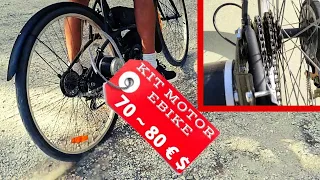 Instalo el Kit Ebike Motor 250W MÁS BARATO para Convertir a Bici Eléctrica Merece la Pena?