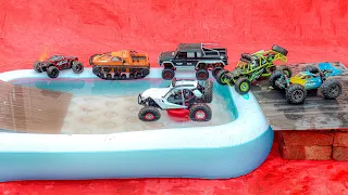 Rc cars Testing On Water | Rc cars Vs Water Pool