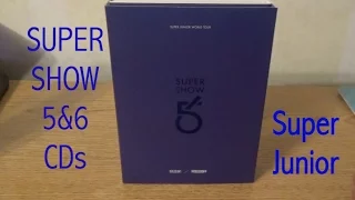 Unboxing Super Junior : Super Show 5 & 6 CD