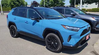 2023 Toyota RAV4 Hybrid XSE AWD in Cavalry Blue