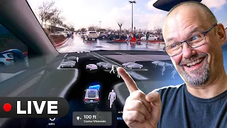 Konečně průlom v automoním řízení? Tesla FSD Beta v12.2.1 | LIVE