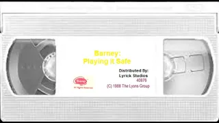 Barney: Playing It Safe 1997 VHS