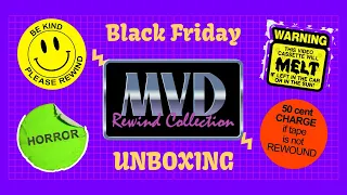 MVD Rewind Black Friday UnBoxing (15 Titles)