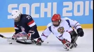 ПАРАЛИМПИАДА 2014 Следж хоккей Россия   США