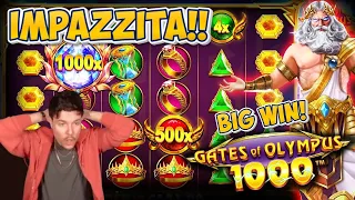 💣IMPAZZITA!!💥 GATES OF OLYMPUS 1000⚡ PRAGMATIC SLOT ONLINE 🎰  BIG WIN💸