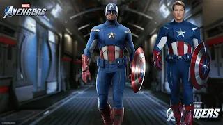 NEW MCU FIRST AVENGERS CAPTAIN AMERICA SKIN REVEALED | MARVEL'S AVENGERS