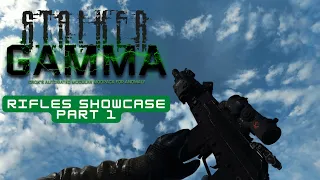 S.T.A.L.K.E.R. GAMMA - All RIFLES Showcase Part 1