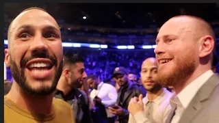 BEEF! - JAMES DeGALE & GEORGE GROVES CONFRONT EACH OTHER - FULL RINGSIDE ALTERCATION @ HAYE-BELLEW