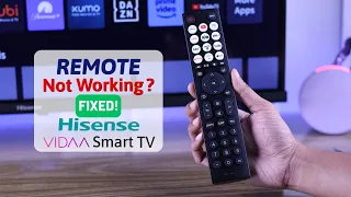 Fix- Hisense VIDAA Smart TV Remote Not Working!