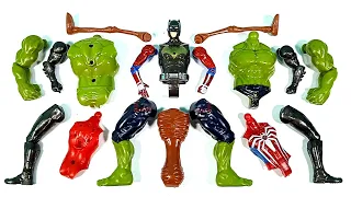 AVENGERS TOYS ASSAMBLE, SUPERHERO, SPIDER-MAN, BATMAN, HULK SMASH, SIREN HEAD